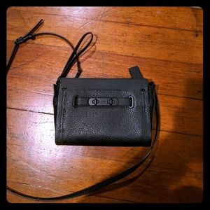 Coach swagger wristlet crossbody Pebble leather